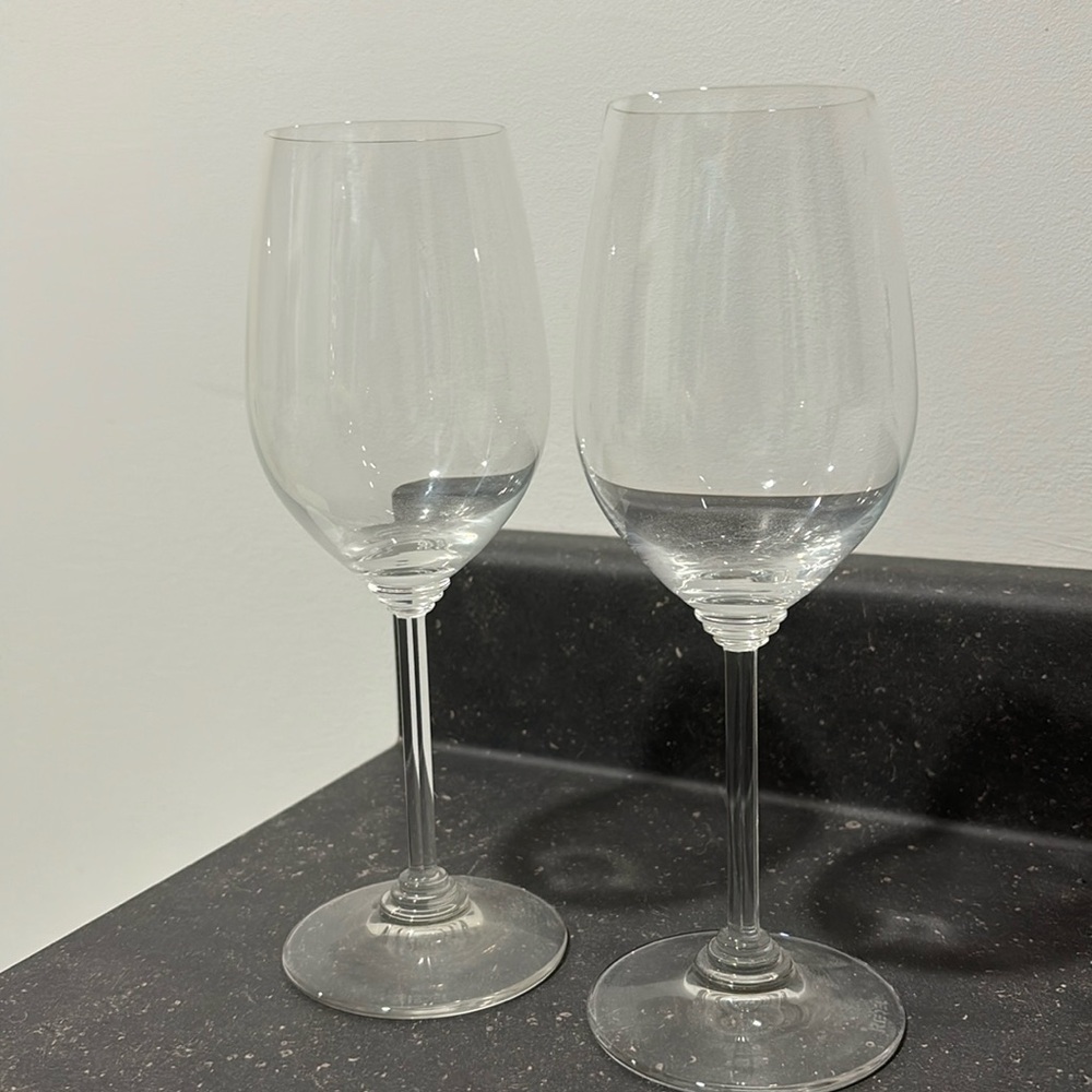 Riedel wine glasses